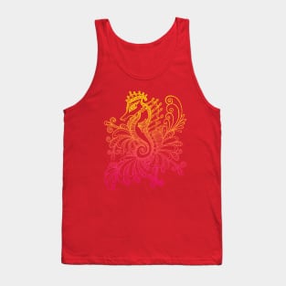 Sunset Seahorse Tank Top